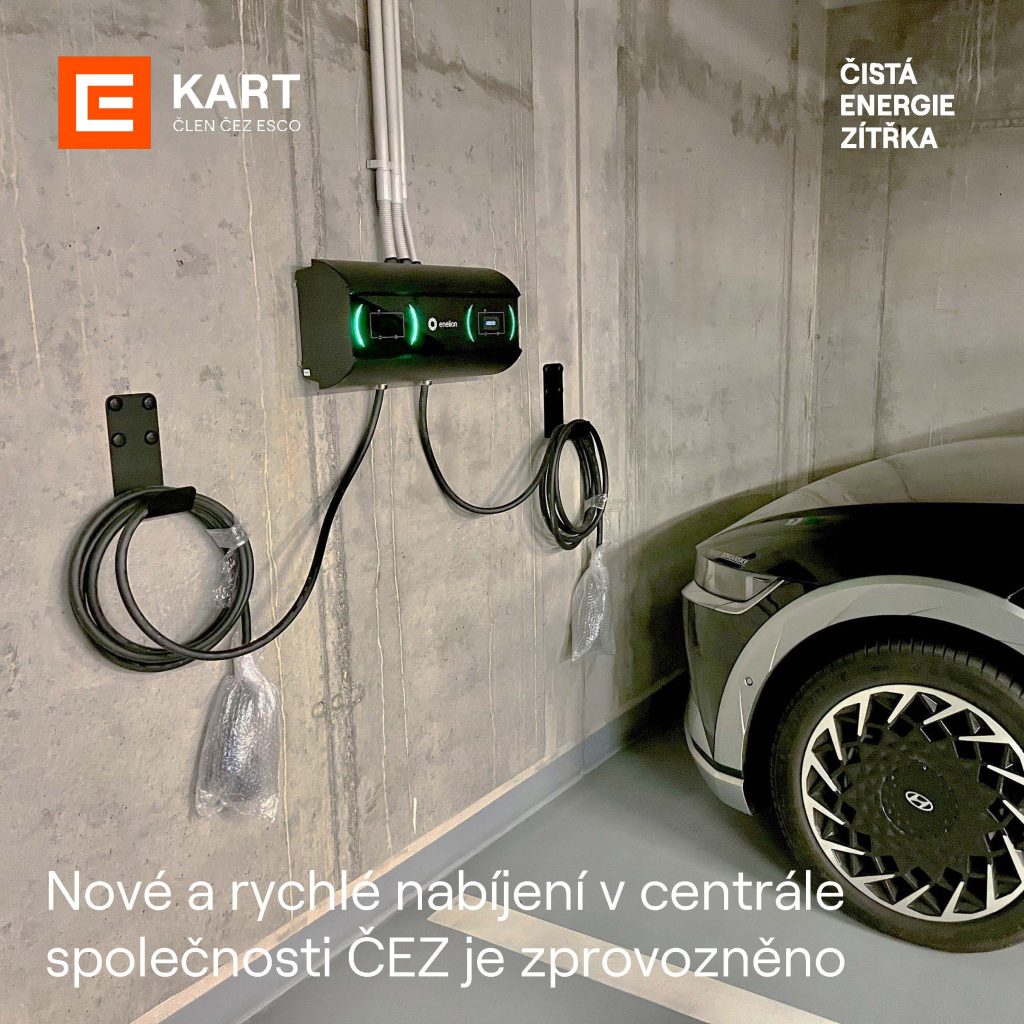 Nové a rychlé nabíjení automobilů - KART – Facility management